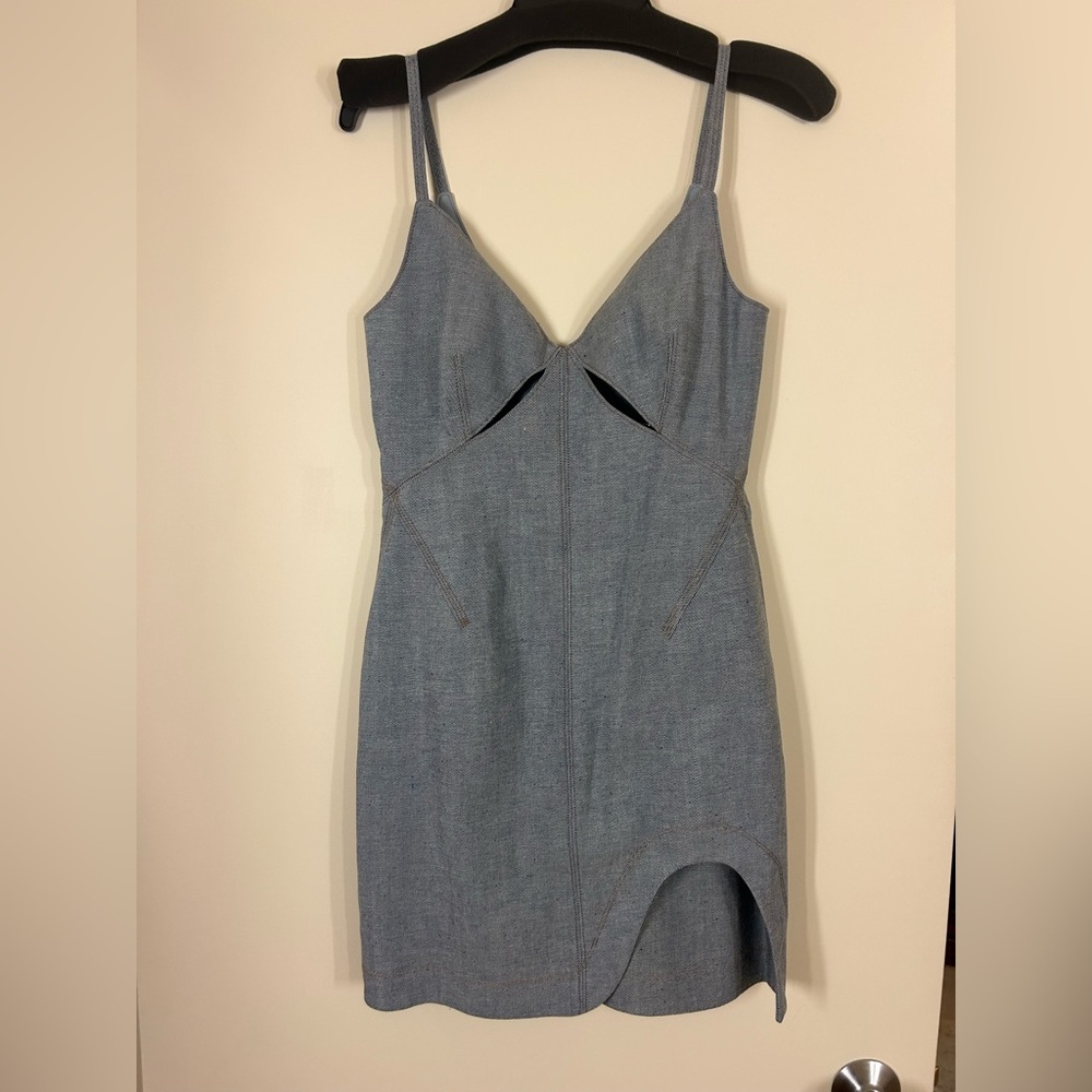 ET OCHS Denim Mini Dress